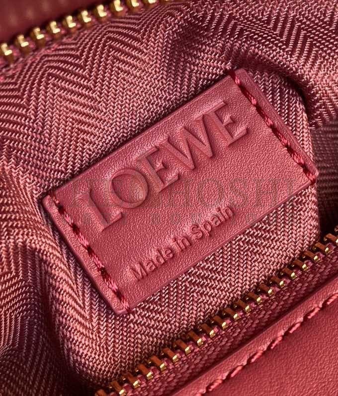 L0ew* Puzzle Mini Bag In Plumrose Satin Calfskin Master Quality