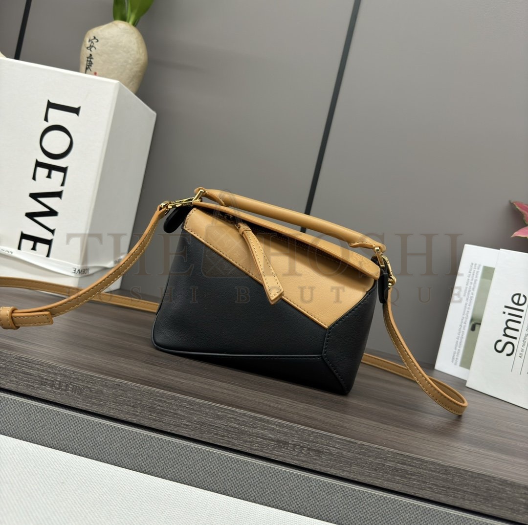 L0ew* Mini Puzzle bag in soft grained calfskin Master Quality