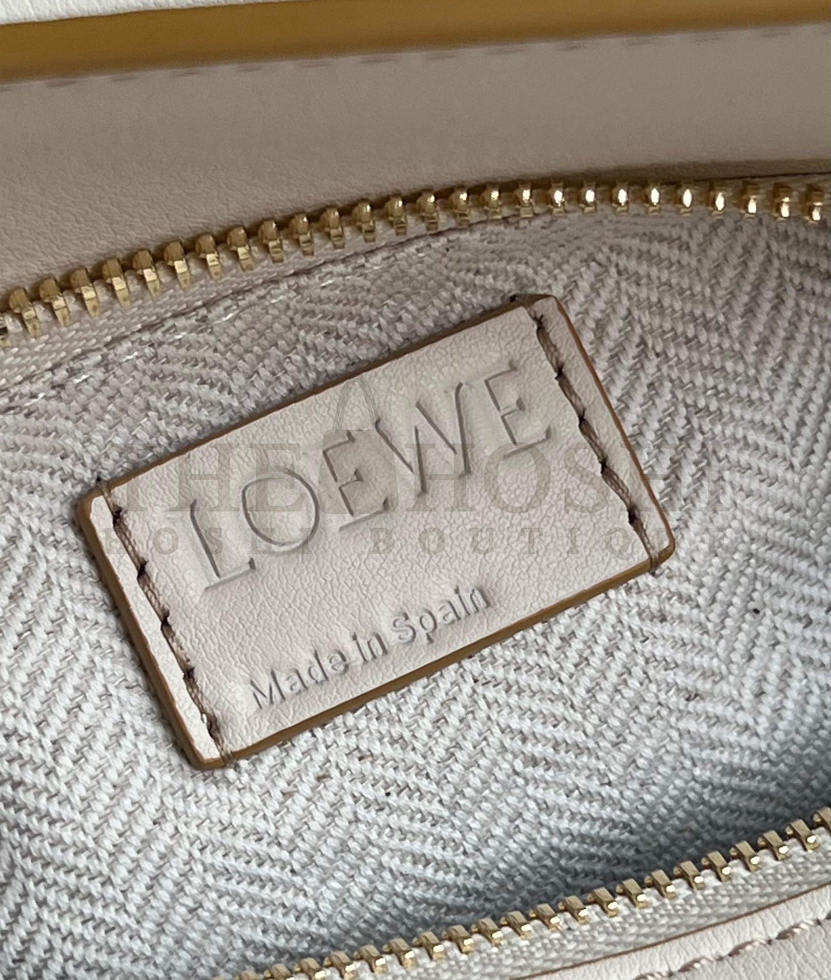 L0ew* Puzzle Mini Bag in Multicolor Angora and Beige Calfskin Master Quality