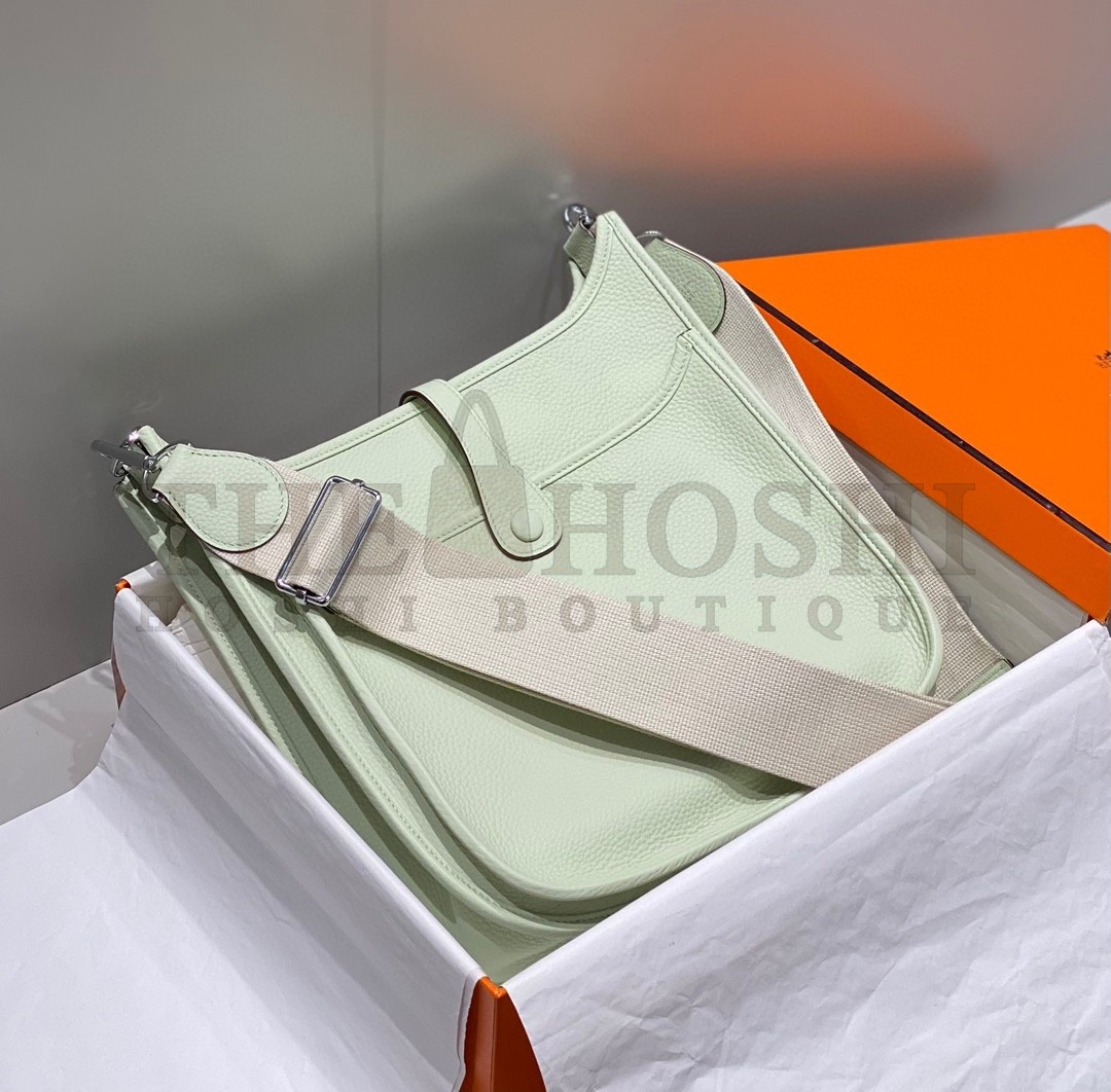 H**me5 Evelyne III 29 Bag in Vert Fizz Clemence Leather Master Quality