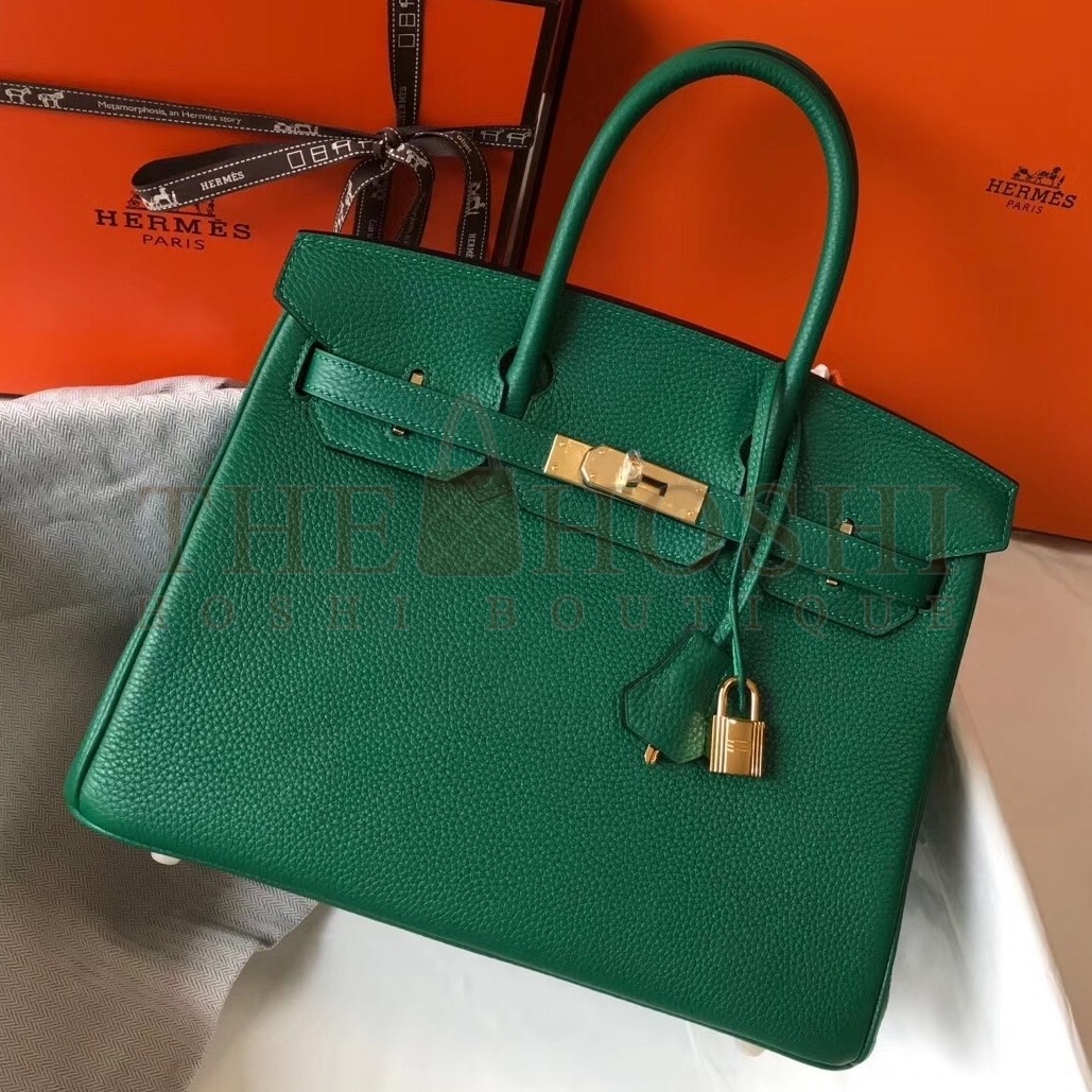 H**me5 Malachite Clemence Birkin 30cm Bag Master Quality