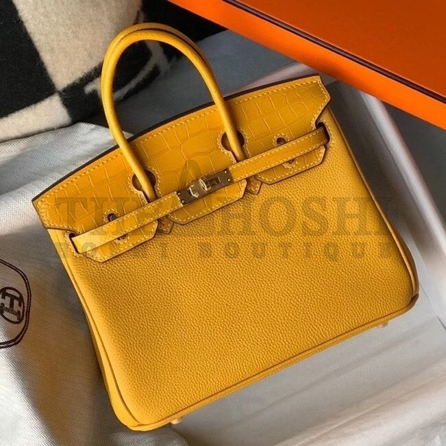 H**me5 Touch Birkin 25cm Limited Edition Yellow Bag Master Quality