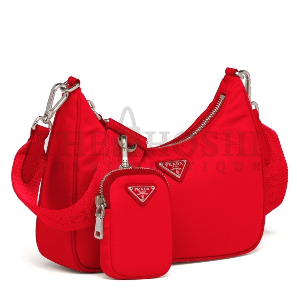 Pra*a Red Nylon Re-Edition 2005 Shoulder Bag Master Quality
