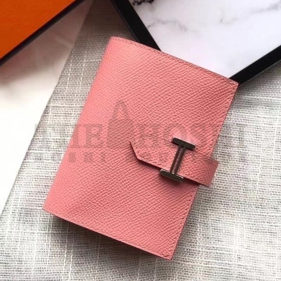 H**me5 Bearn Mini Wallet In Rose Confetti Epsom Leather Master Quality