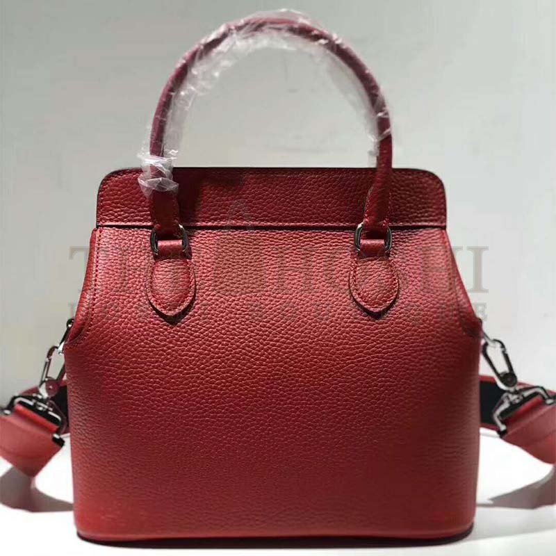 H**me5 Women Toolbox 26 Bag in Calfskin Leather-Maroon Master Quality