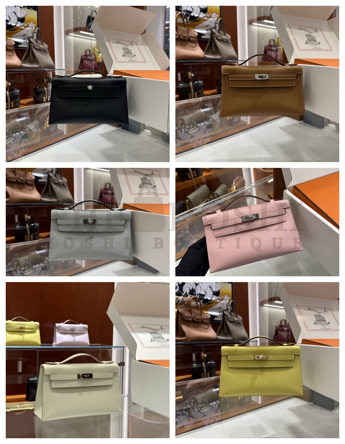 H**me5 Kelly Pochette Swift Bag Handmake 22x12x7cm Master Quality