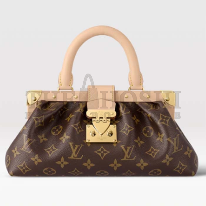 L0vis Vvtt0n LV Women Monogram Clutch Monogram Coated Canvas Calfskin Leather Master Quality