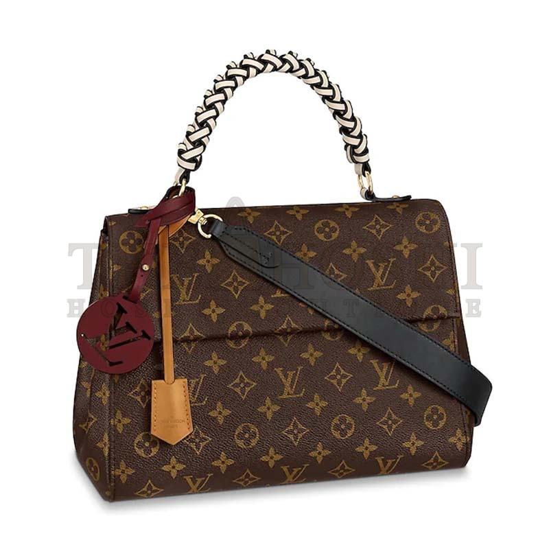 L0vis Vvtt0n LV Women Cluny MM Handbag in Monogram Canvas-Brown Master Quality