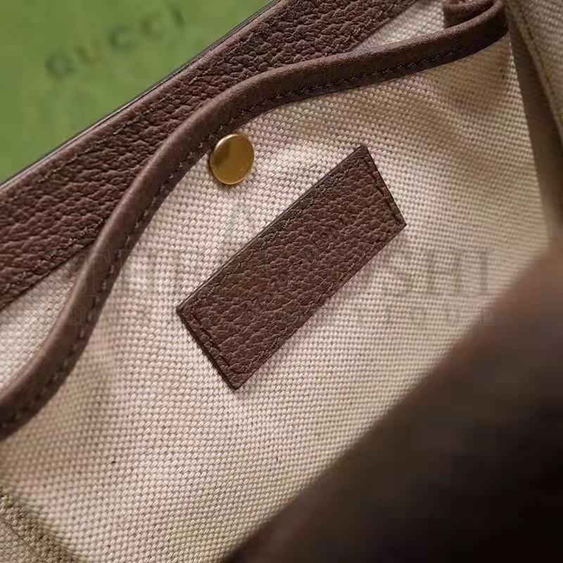 Gvc*1 Women Bamboo 1947 Jumbo GG Mini Bag Brown Camel Ebony Canvas Master Quality