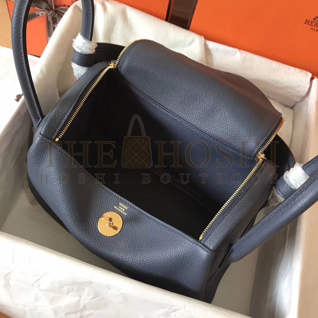 H**me5 Dark Blue Lindy 26cm Clemence Handmade Bag Master Quality