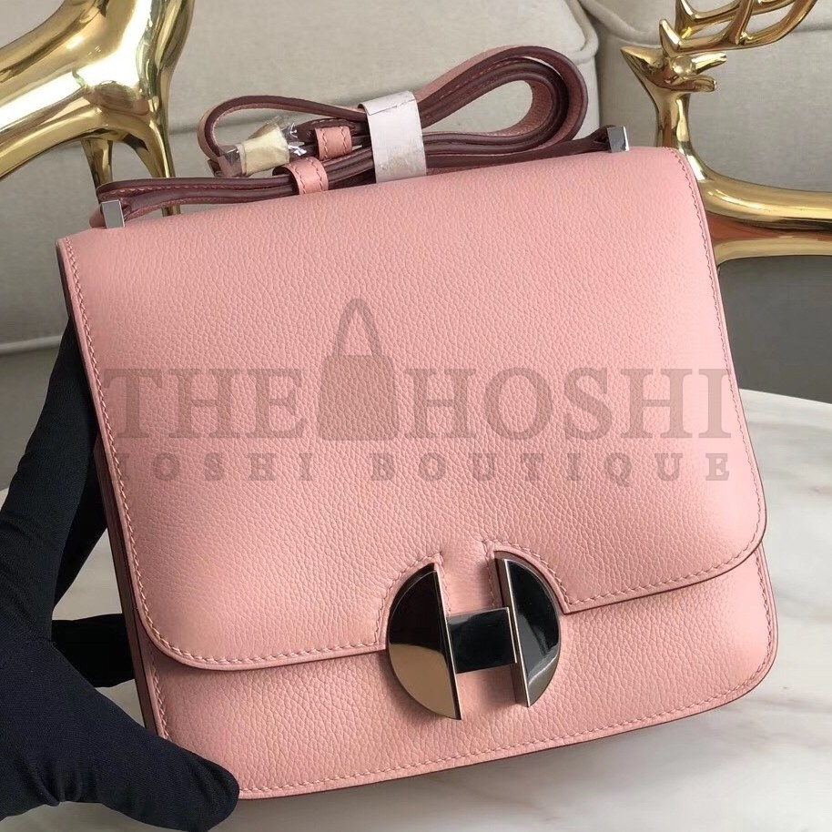 H**me5 2002 20cm Bag In Rose Sakura Evercolor Calfskin Master Quality