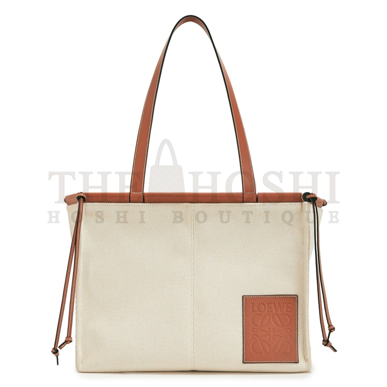 L0ew* Medium Cushion Tote In Canvas and Calfskin Master Quality