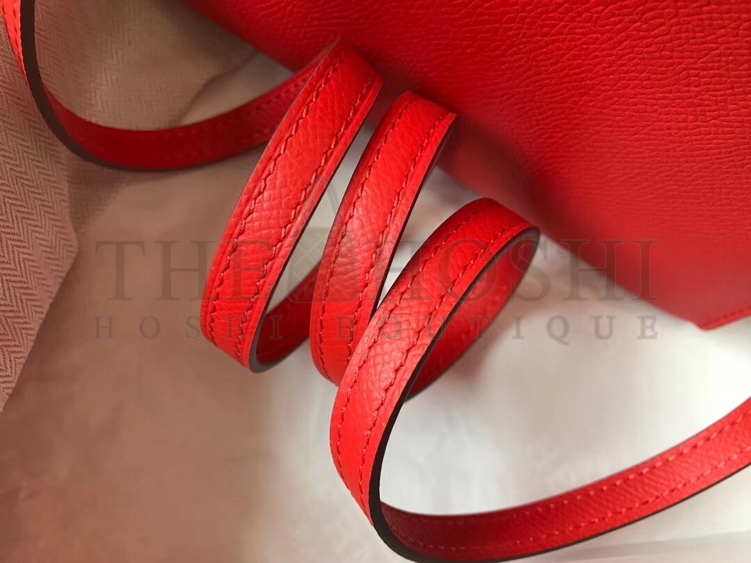H**me5 Kelly Mini II Bag In Rouge Casaque Epsom Leather Master Quality