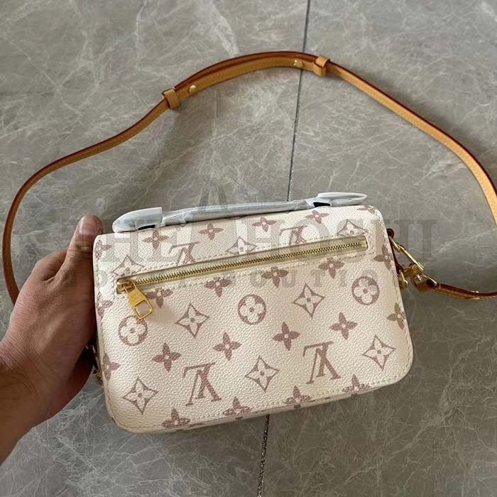 L0vis Vvtt0n LV Women Pochette Metis East West Bag Monogram Dune Coated Canvas Cowhide-Leather Master Quality