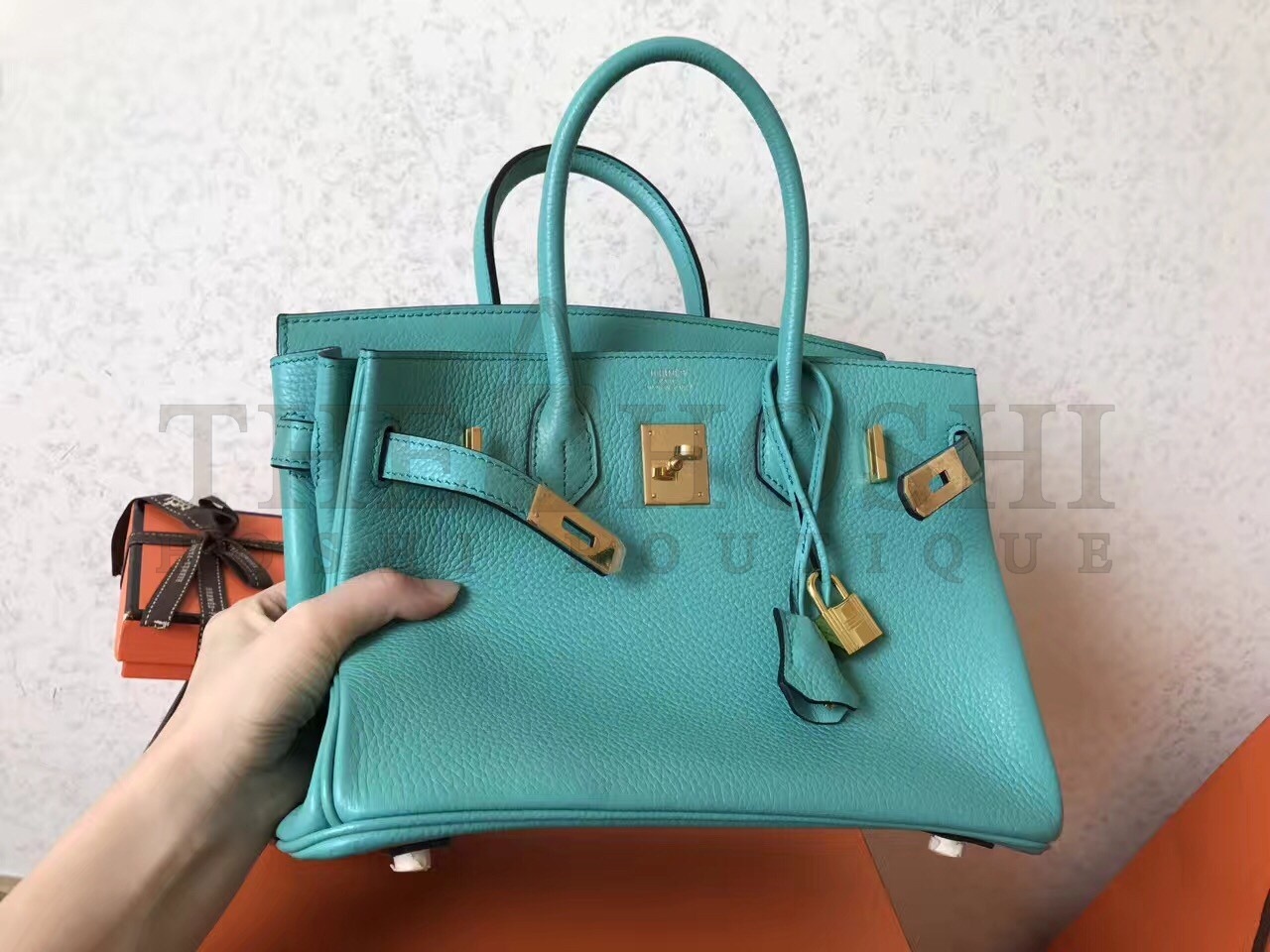 H**me5 Lagon Birkin 30cm Clemence Handmade Bag Master Quality