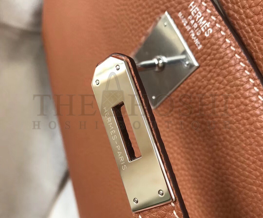 H**me5 Brown Clemence Kelly 32cm Retourne Bag Master Quality