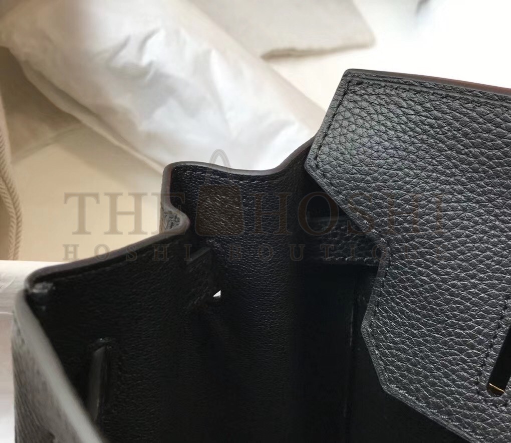 H**me5 Birkin 35 Bag in Black Clemence Leather with GHW Master Quality