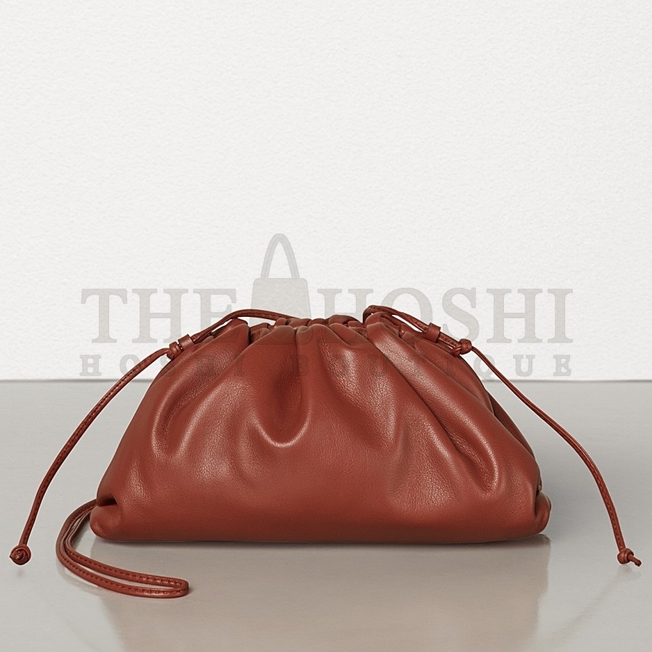 B0tt*ga Ven*ta Pouch Mini Bag In Rust Calfskin Master Quality