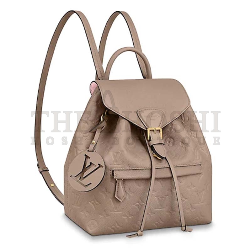 L0vis Vvtt0n LV Women Montsouris Backpack Monogram Empreinte Embossed Leather Master Quality
