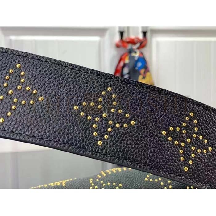 L0vis Vvtt0n LV Women Nano Speedy Bag Black Monogram Empreinte Grained Cowhide Leather Master Quality