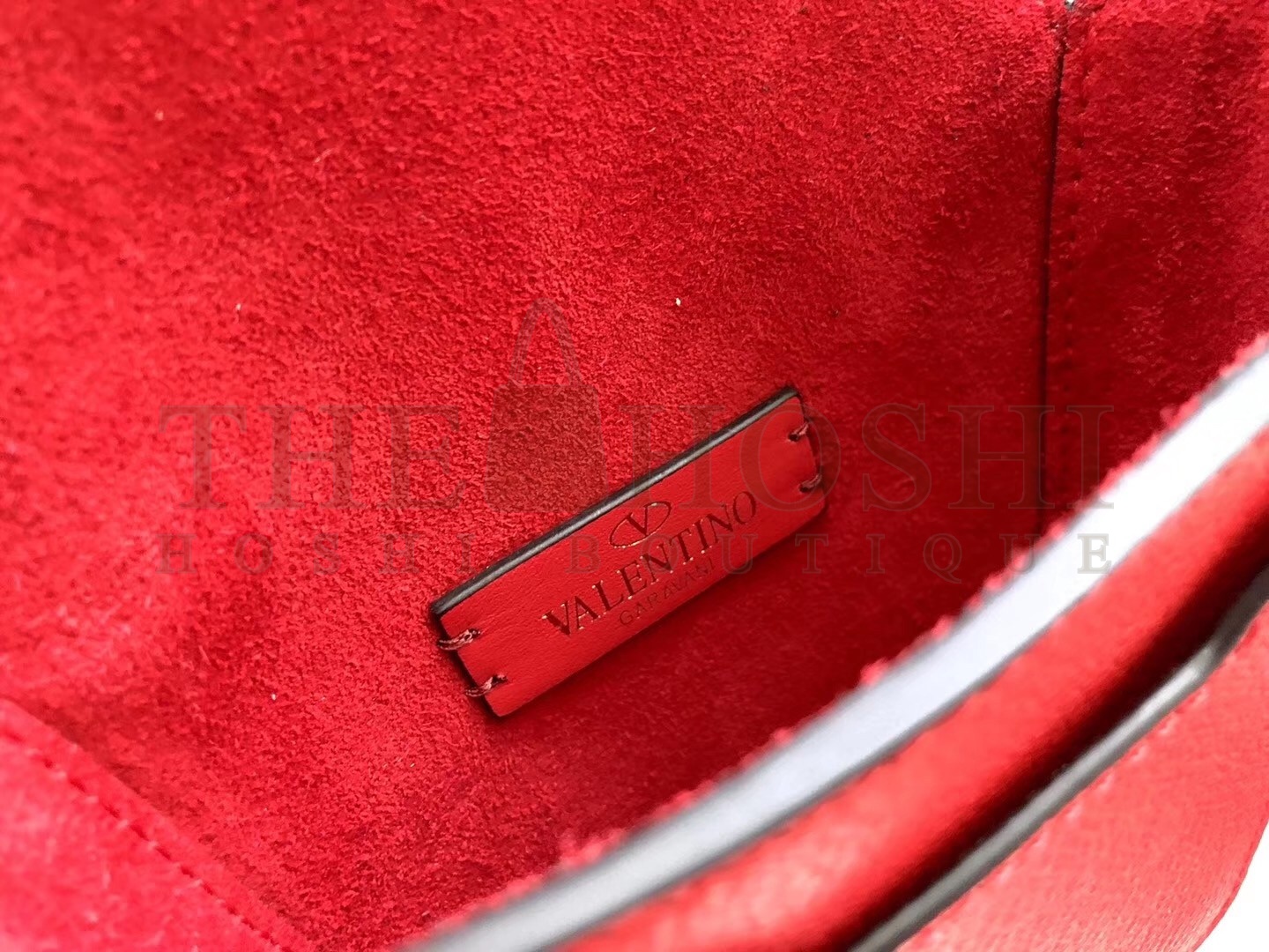 Va1e*ntin0 Small Vring Crossbody Bag In Red Goatskin Master Quality