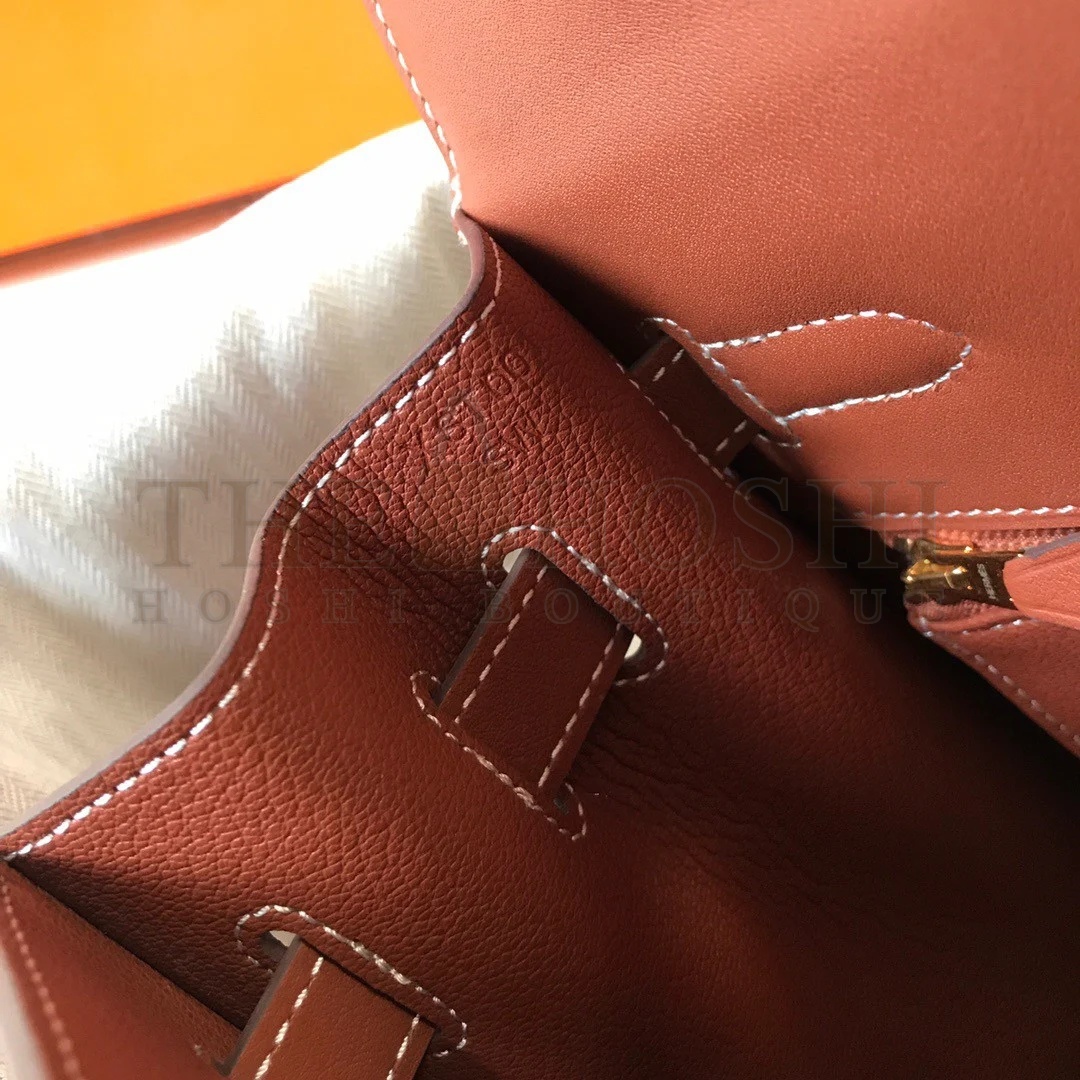 H**me5 Kelly 32cm Bag In Canvas With Barenia Leather Master Quality