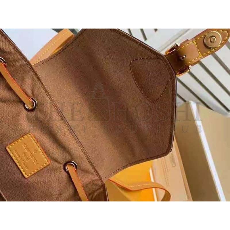 L0vis Vvtt0n LV Women Montsouris BB Backpack Monogram Canvas Cowhide Leather Master Quality
