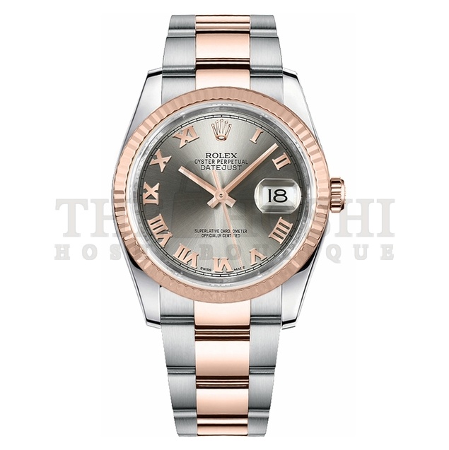 R01ex Datejust 36 Rose Gold & Steel Watch 116231-0069 Master Quality