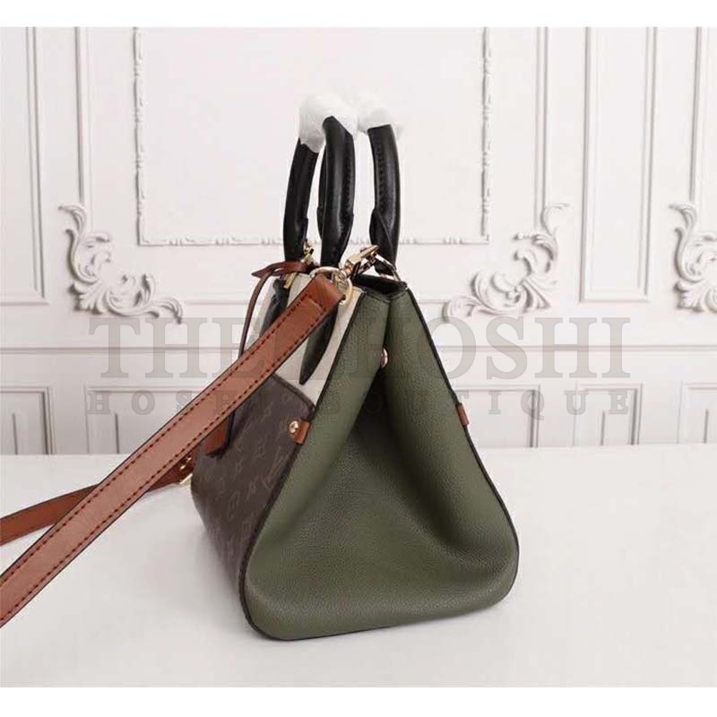 L0vis Vvtt0n LV Women Fold Tote PM Monogram Canvas Calfskin Leather Master Quality