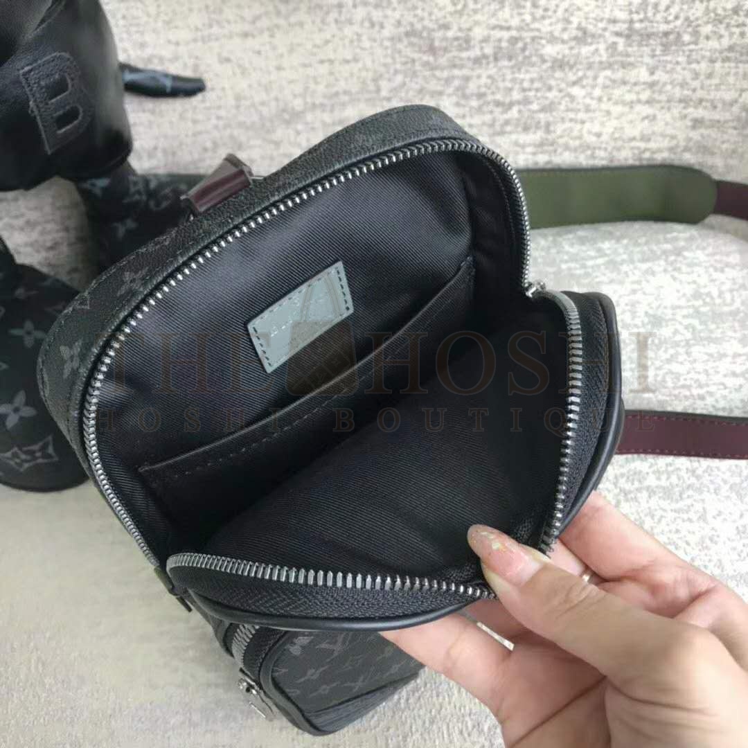 L0vis Vvtt0n LV Men Amazone Sling Bag Monogram Eclipse Canvas Master Quality