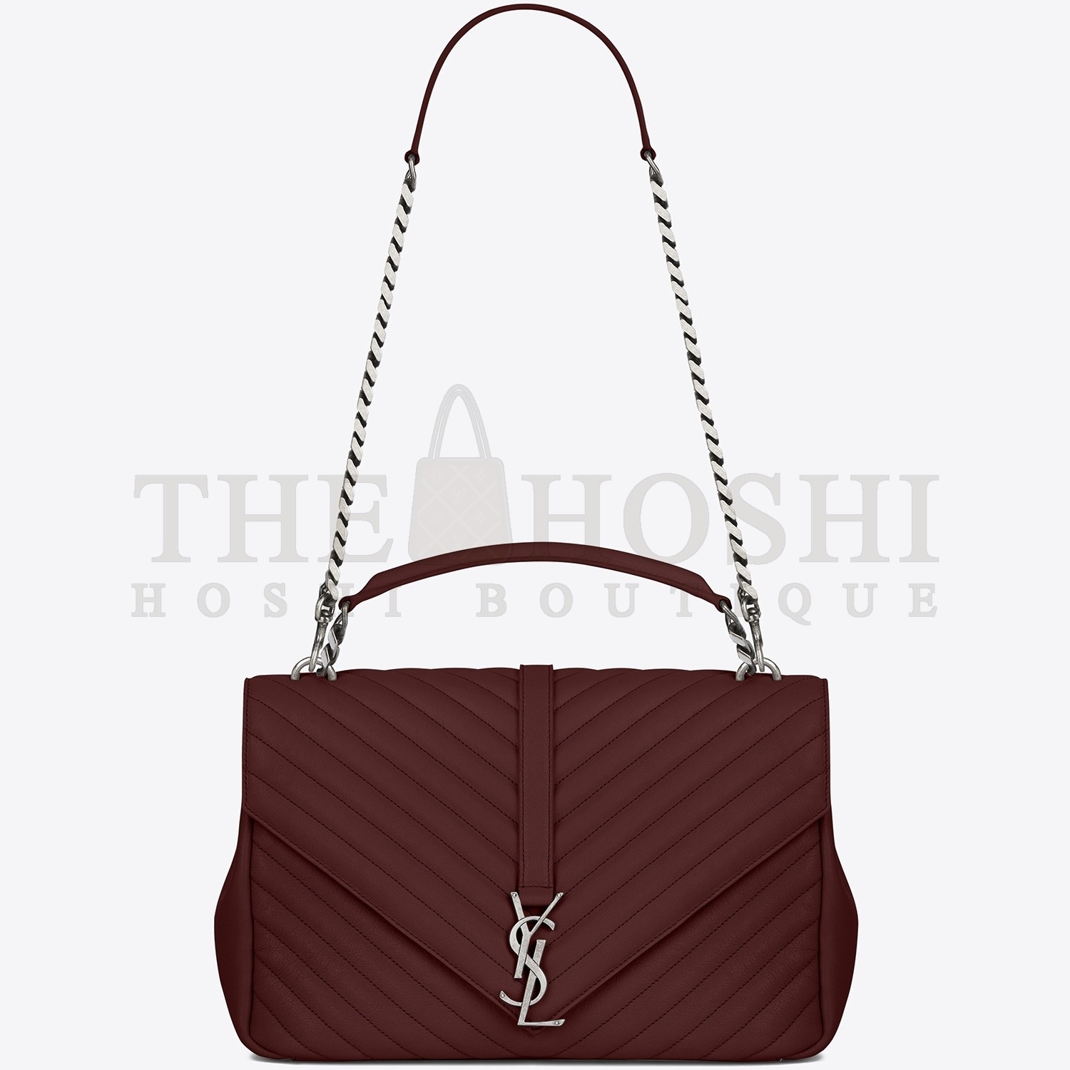 Sa1nt Lau*nt Large Bordeaux College Shoulder Bag Master Quality