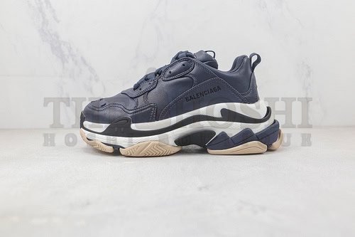 Ba1en*iaga Triple S Sneakers Navy Blue/White/Black Master Quality