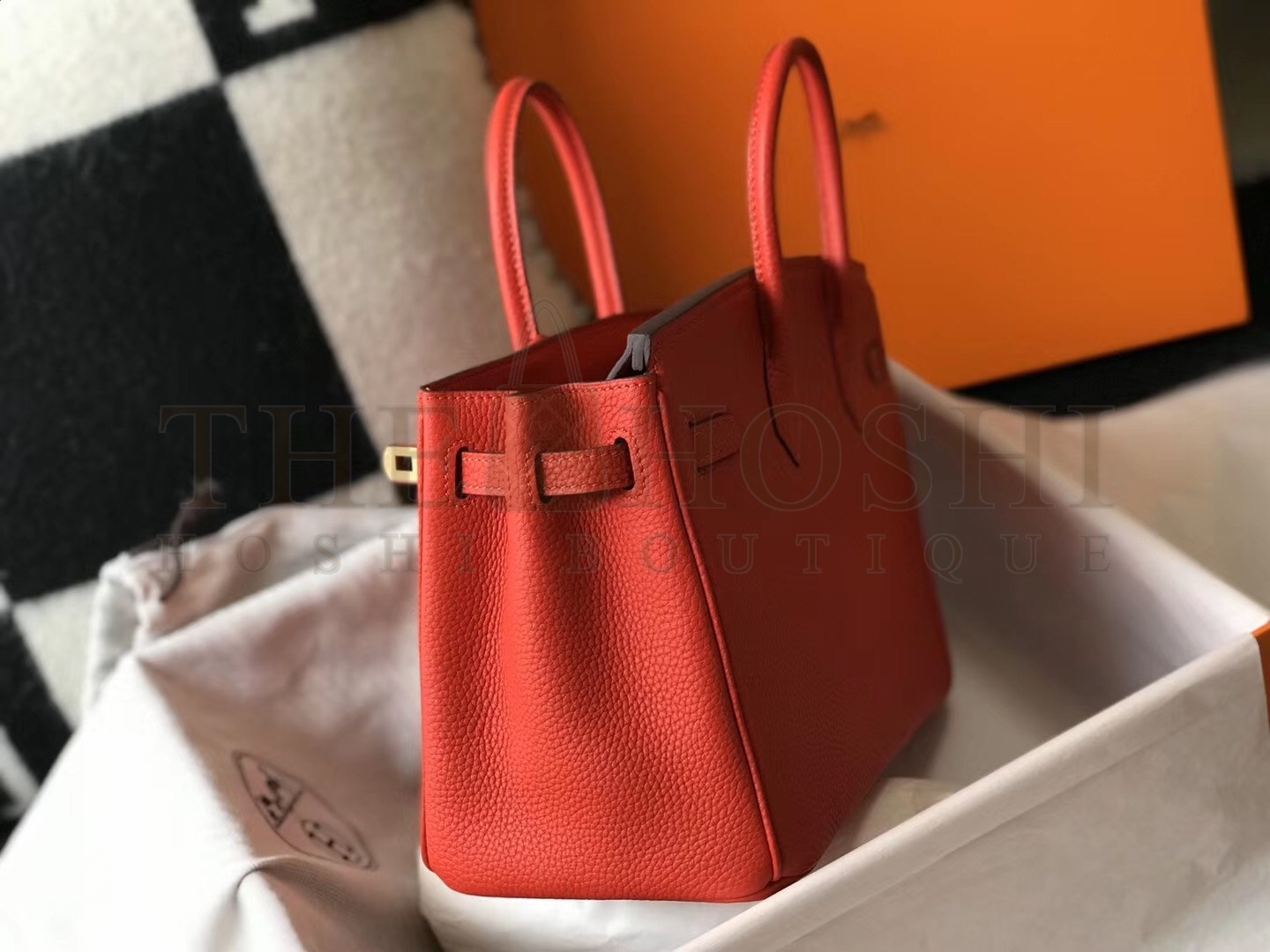 H**me5 Red Clemence Birkin 30cm Bag Master Quality