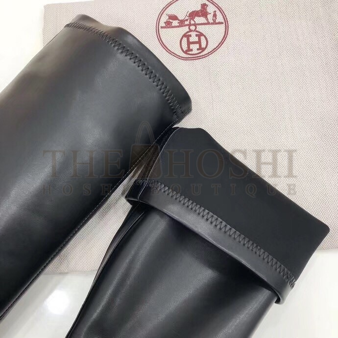 H**me5 Soria Boots In Black Calfskin Leather Master Quality