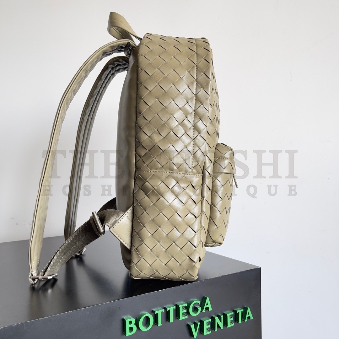 B0tt*ga Ven*ta Small Backpack In Taupe Intrecciato Calfskin Master Quality