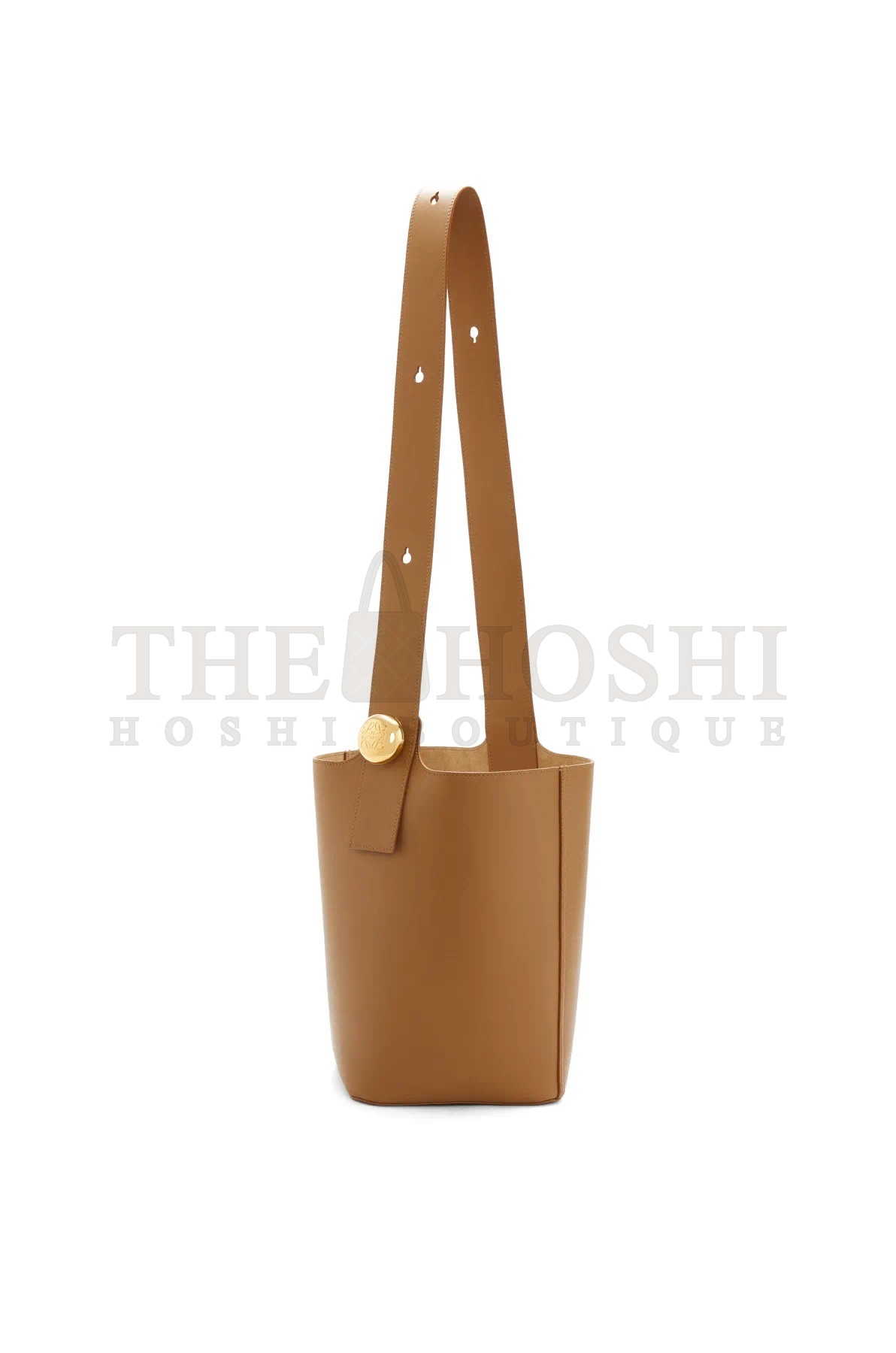 L0ew* real leather bag Natural Pebble Mini Leather Bucket Bag Master Quality