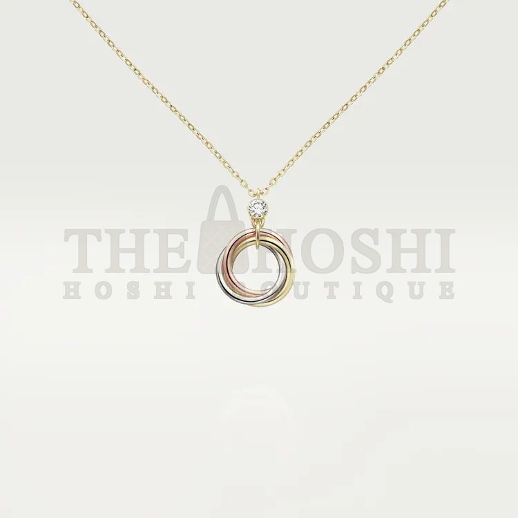 Ca*t1er TRINITY NECKLACE Master Quality