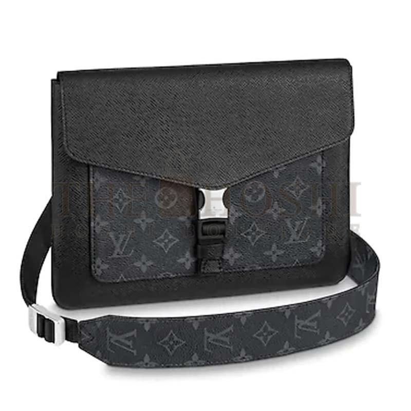 L0vis Vvtt0n LV Men Outdoor Flap Messenger Monogram Eclipse Canvas Master Quality