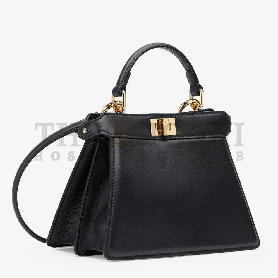 F**di Peekaboo ISeeU Petite Bag In Black Nappa Leather Master Quality