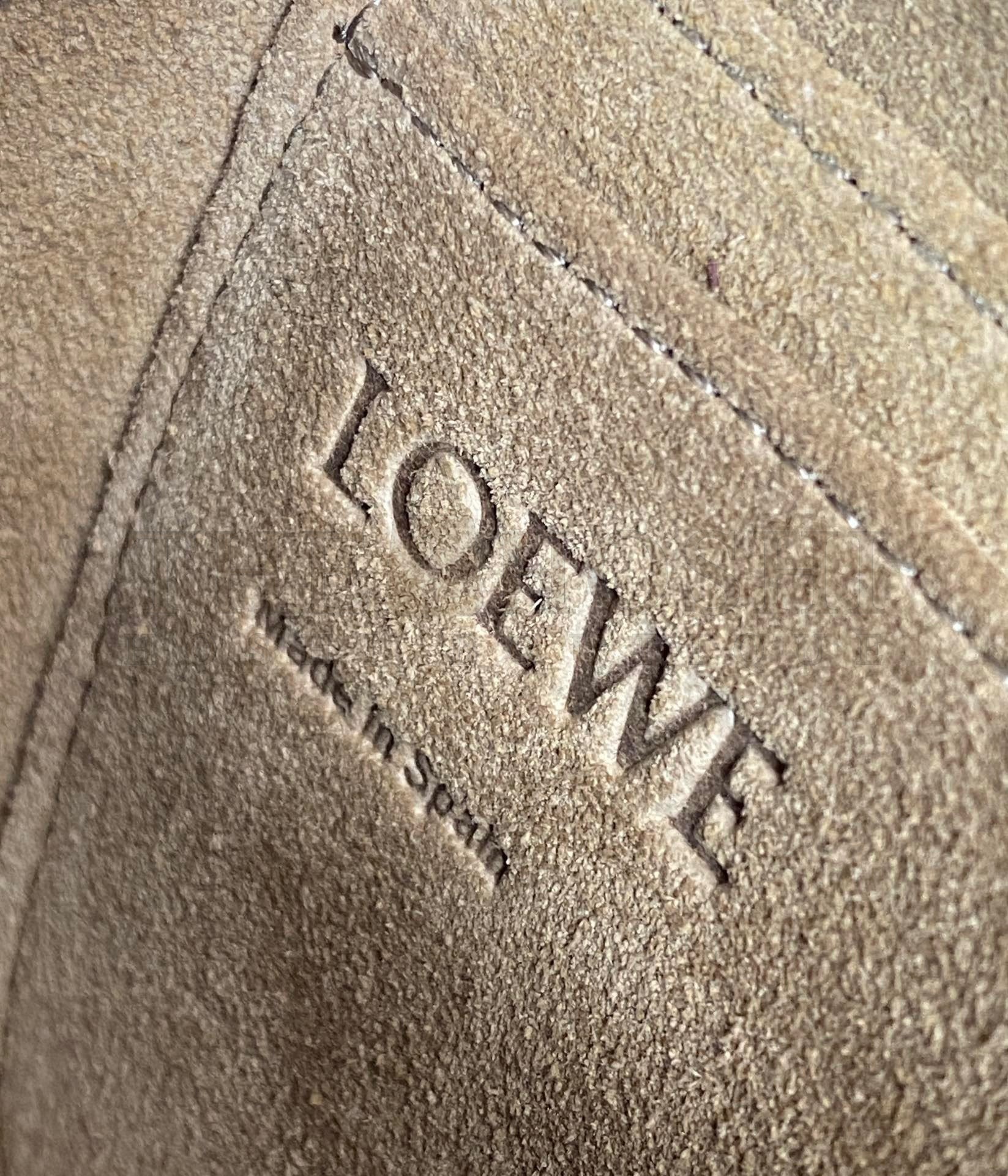 L0ew* Mini Gate Dual Bag In Plumrose Calfskin Master Quality