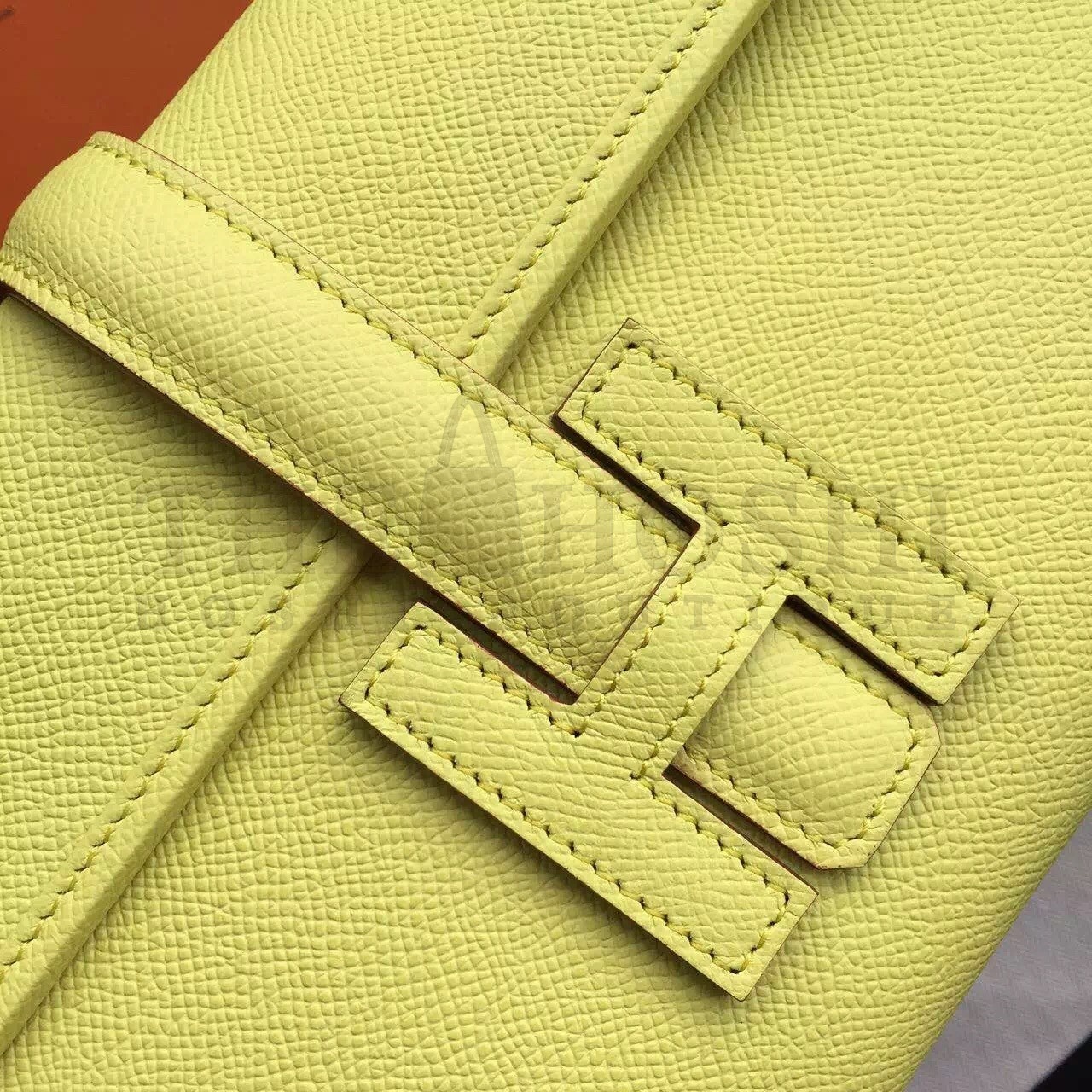 H**me5 Yellow Epsom Jige Elan 29 Clutch Bag Master Quality