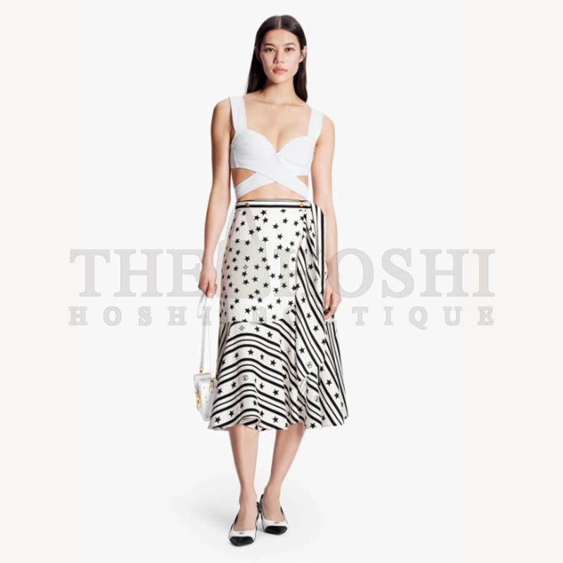 L0vis Vvtt0n LV Women Dauphine East West Handbag White Calfskin Leather Master Quality