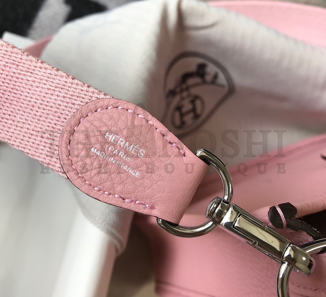H**me5 Evelyne III Mini Bag In Pink Clemence Leather Master Quality