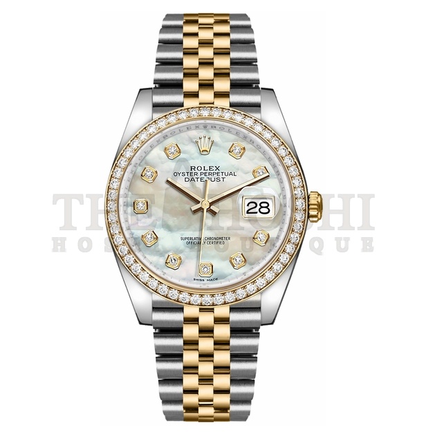 R01ex Datejust 36 Mother of Pearl D1am0nd Watch 116243-0018 Master Quality