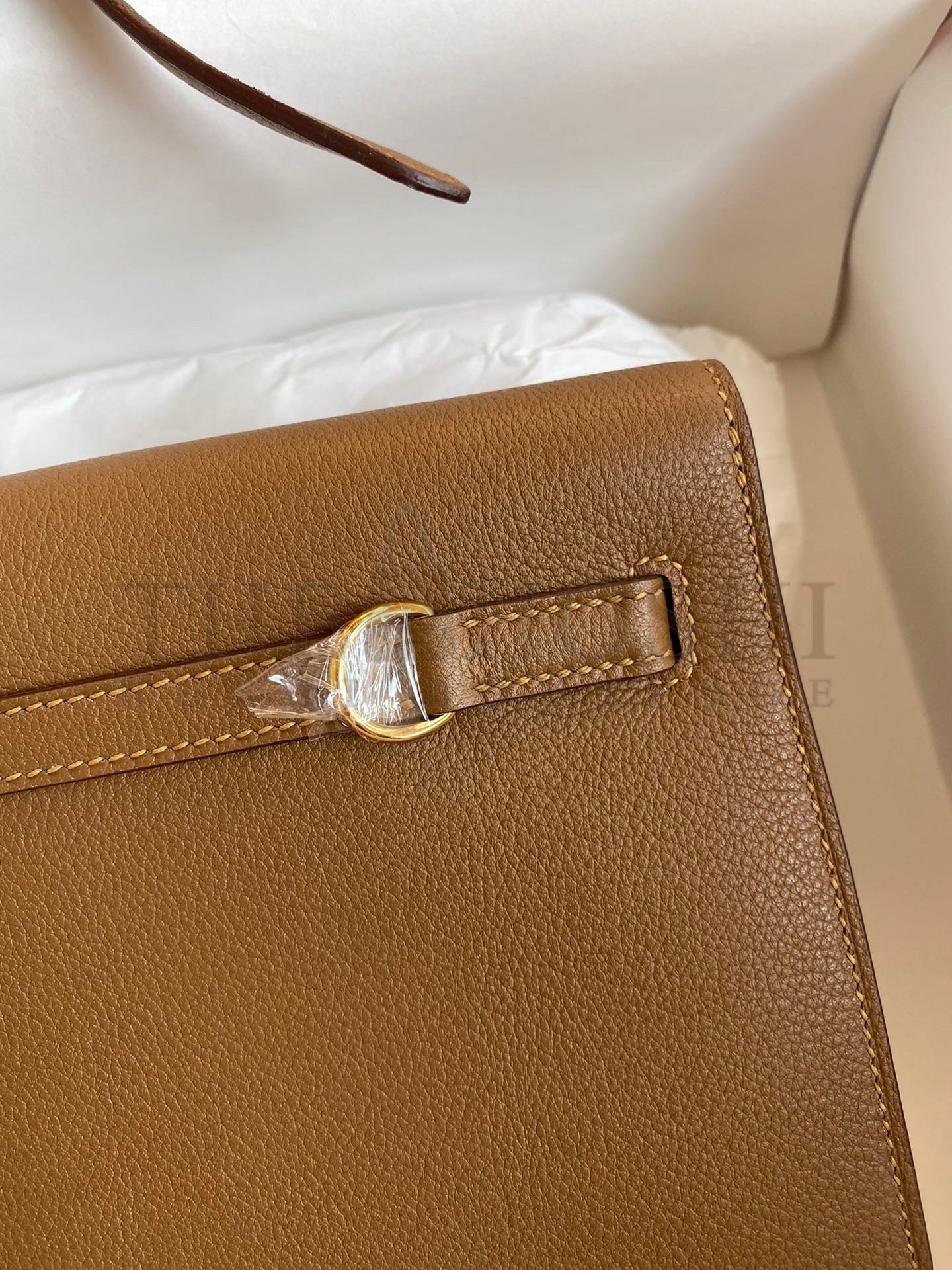 H**me5 Kelly Danse II Bag In Beige de Weimar Evercolor Calfskin Master Quality