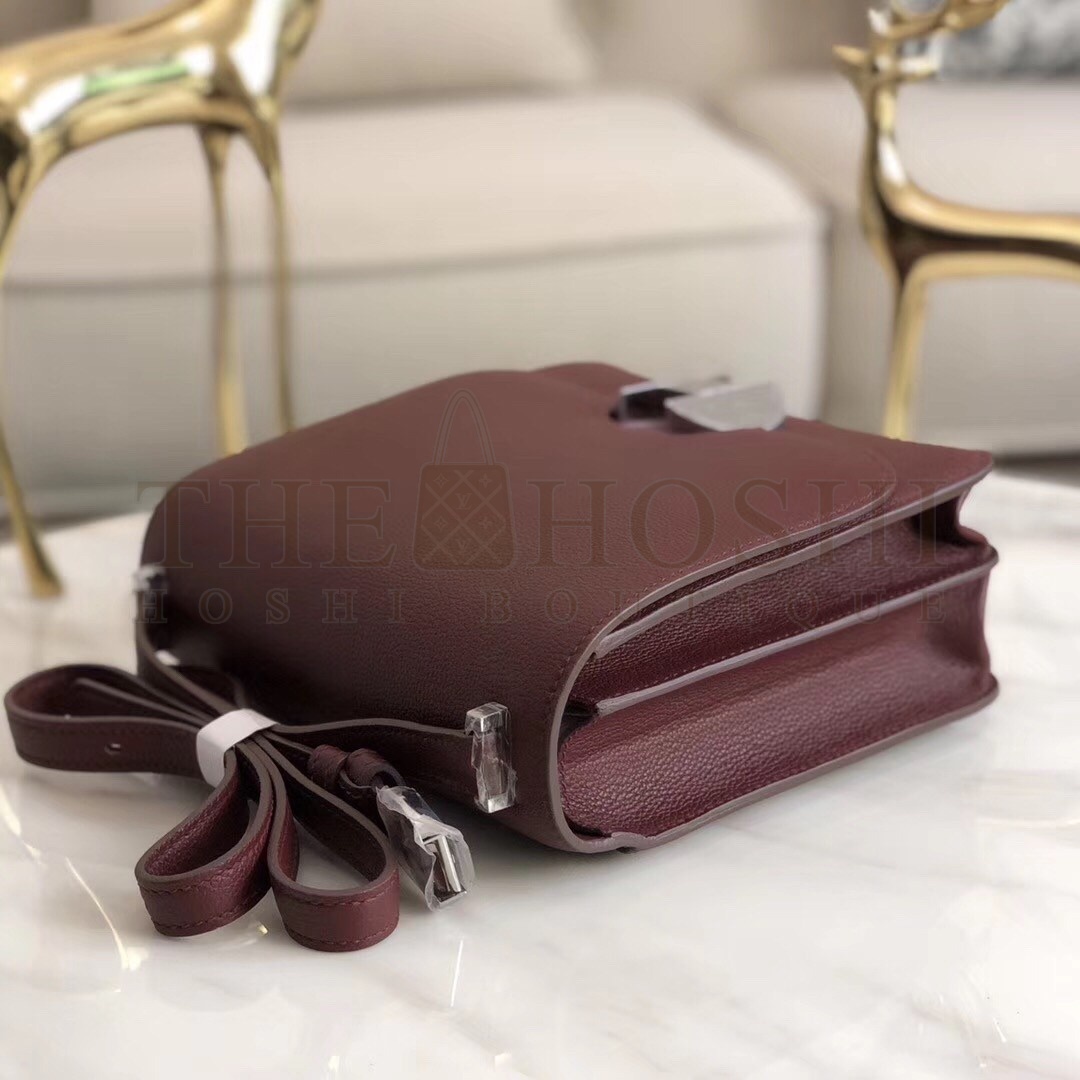 H**me5 2002 20cm Bag In Bordeaux Evercolor Calfskin Master Quality