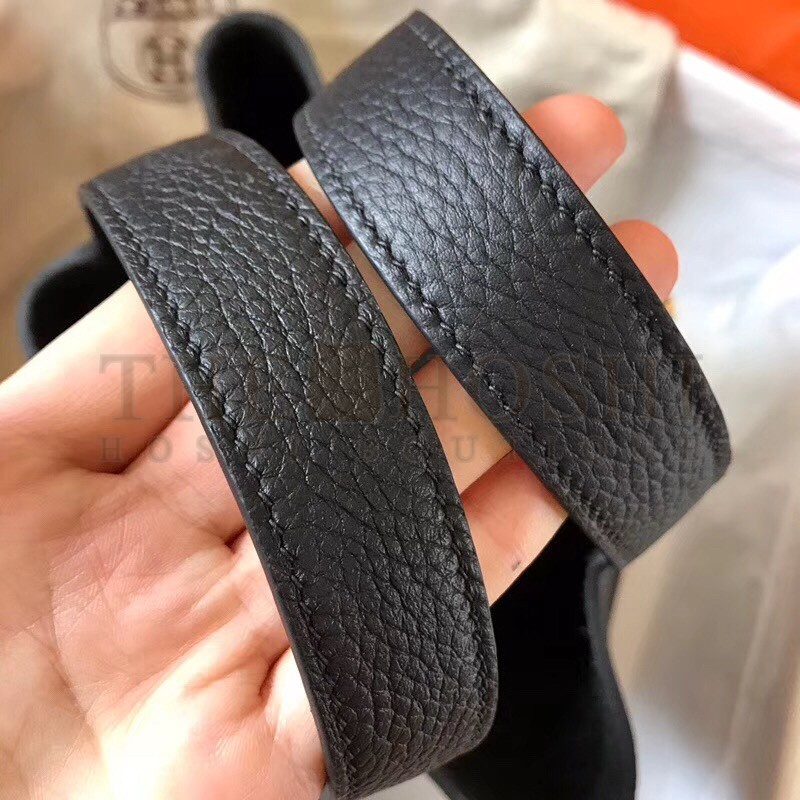 H**me5 Black Picotin Lock PM 18cm Handmade Bag Master Quality