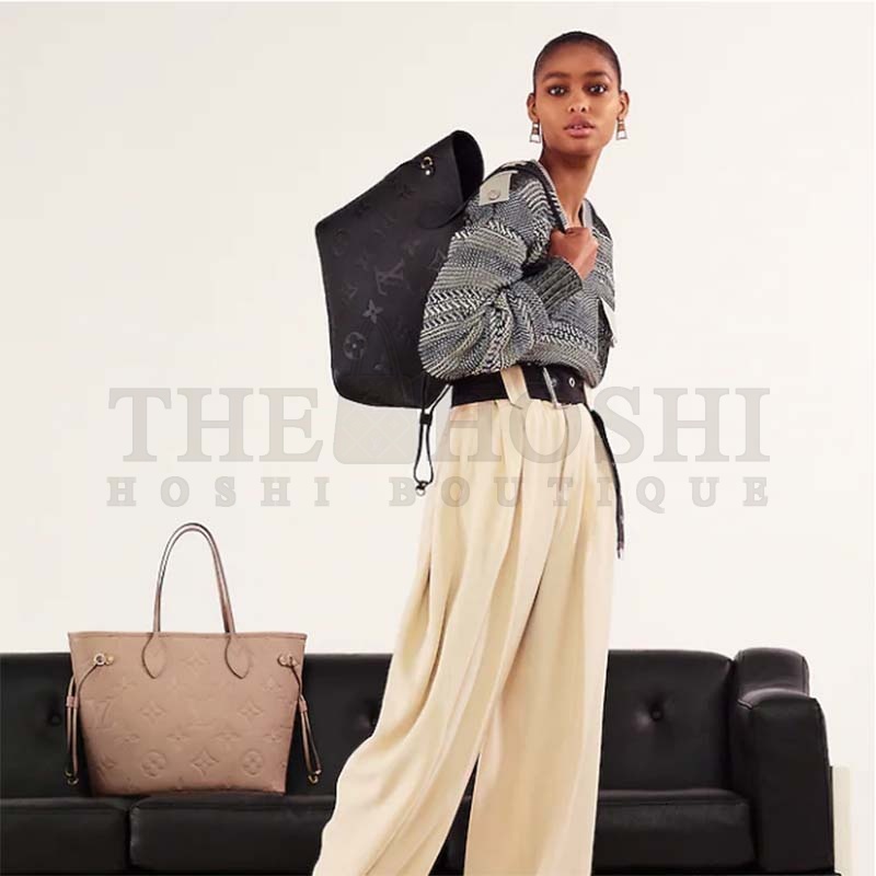 L0vis Vvtt0n LV Women Neverfull MM Tote Embossed Cowhide Leather M45685 M46482 M47143 Master Quality