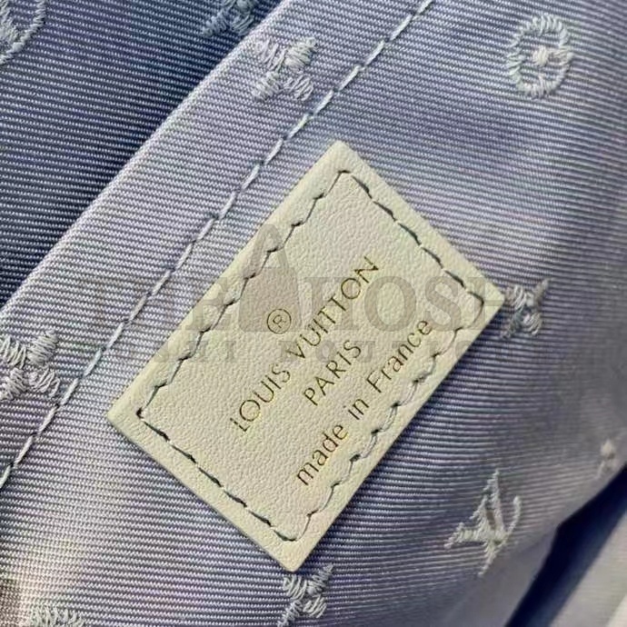 L0vis Vvtt0n LV Women Alma BB Handbag Blue Quilted Embroidered Smooth Calf Master Quality