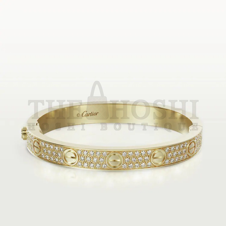 Ca*t1er Love Bracelet Full D1am0nd Bracelet Dupe Master Quality